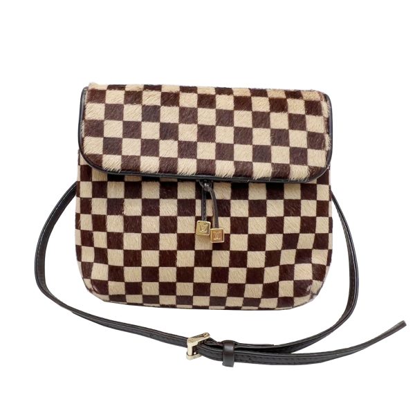 imgrc0085033216 Louis Vuitton Gazelle Pochette Shoulder Bag Damier Brown