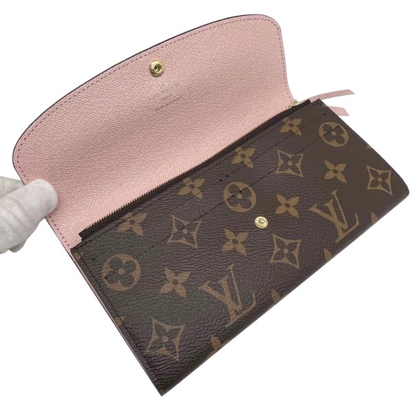 imgrc0085194568 Louis Vuitton Portefeuille Emily Long Wallet Monogram Canvas Pink