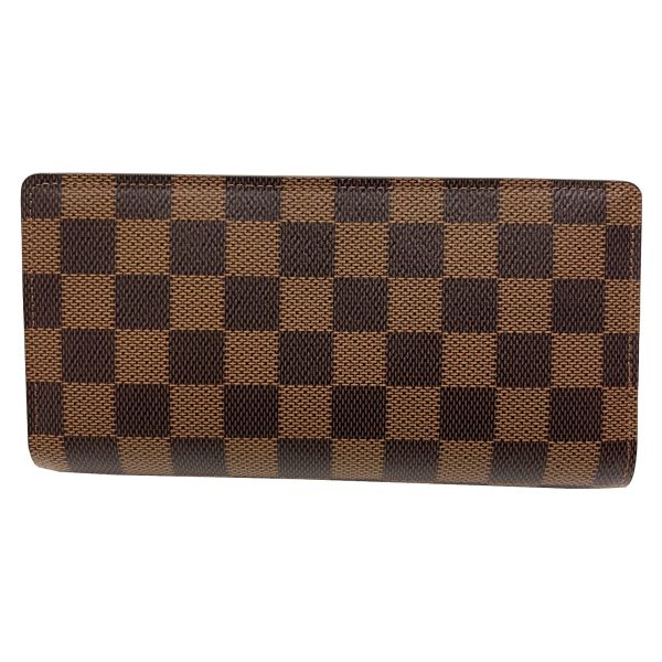 imgrc0085278890 Louis Vuitton Portefeuille Brazza Long Wallet Damier Ebene Brown