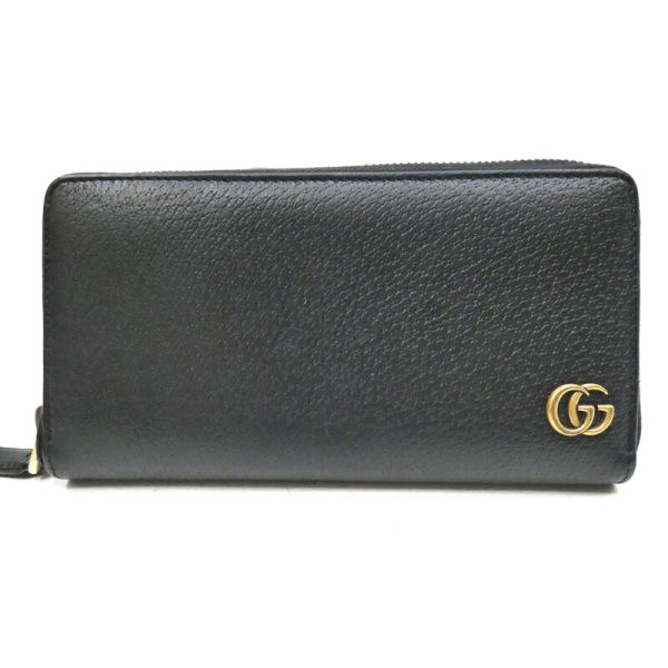 imgrc0085333461 Gucci GG Marmont Long Wallet Black