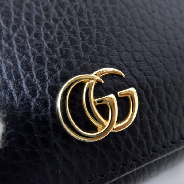 imgrc0085647354 Gucci GG Marmont Tri FWallet Black