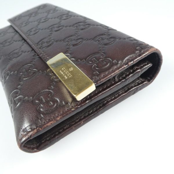 imgrc0085724489 Gucci Guccisima Bi FLong Wallet Brown