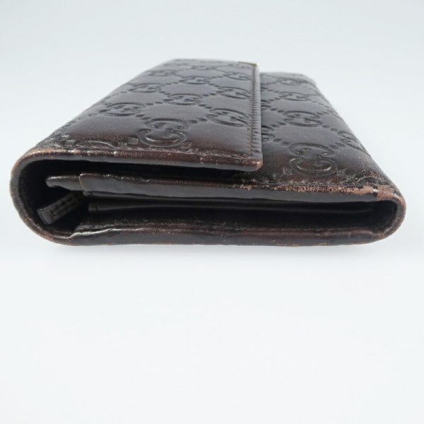 imgrc0085724492 Gucci Guccisima Bi FLong Wallet Brown