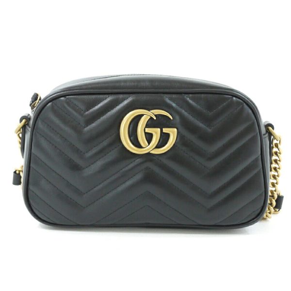 imgrc0085738870 Gucci GG Marmont Quilted Small Shoulder Bag Black