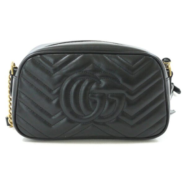 imgrc0085738871 Gucci GG Marmont Quilted Small Shoulder Bag Black