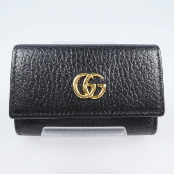 imgrc0085860715 Gucci GG Marmont 6 Key Case Black