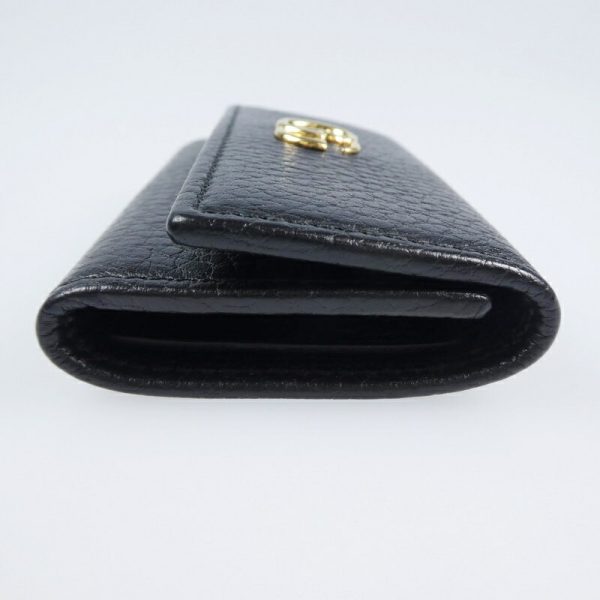 imgrc0085860717 Gucci GG Marmont 6 Key Case Black