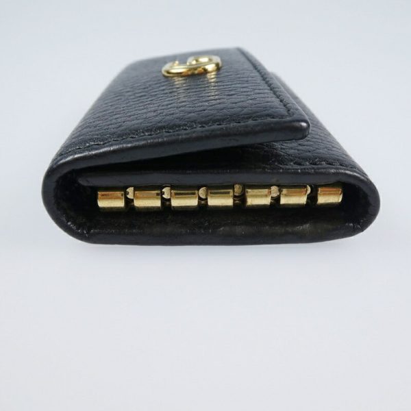 imgrc0085860719 Gucci GG Marmont 6 Key Case Black