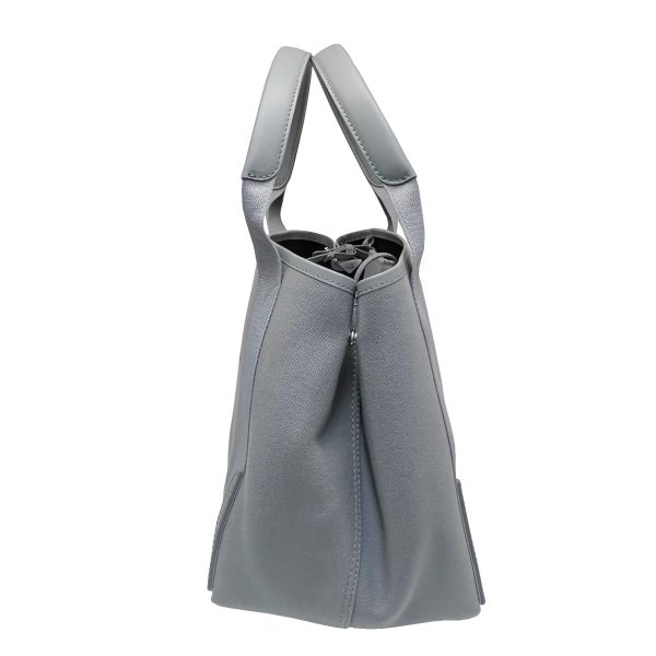 imgrc0085884482 BALENCIAGA Navy Hippo S Small 2WAY Tote Bag Gray