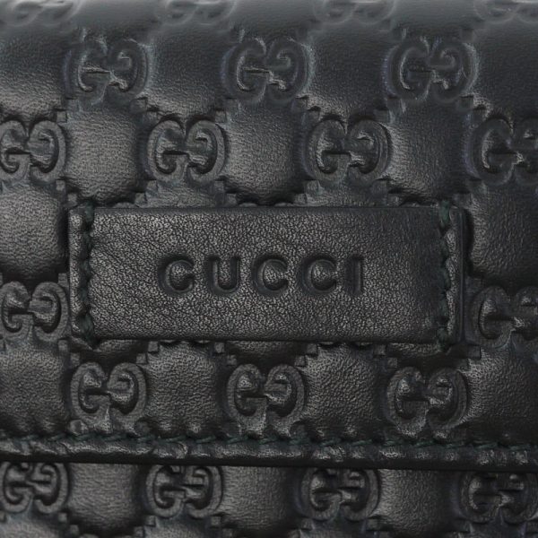 imgrc0085907158 Gucci Micro Guccisima W Hook Bi FWallet Black