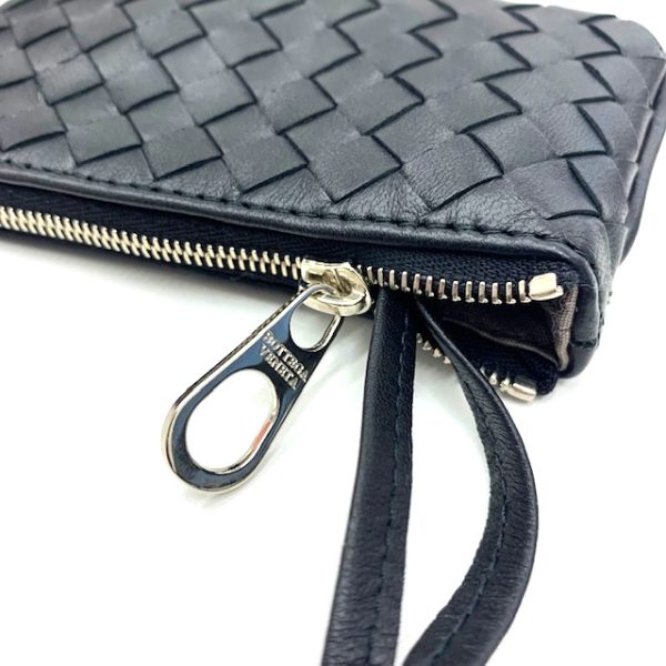 imgrc0085991999 Bottega Veneta Intrecciato Coin Case with Key Ring Black