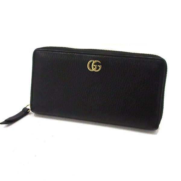 imgrc0086017721 Gucci GG Petit Marmont Long Wallet Black