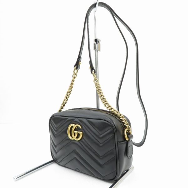 imgrc0086030353 Gucci GG Marmont Quilted Small Shoulder Bag Black