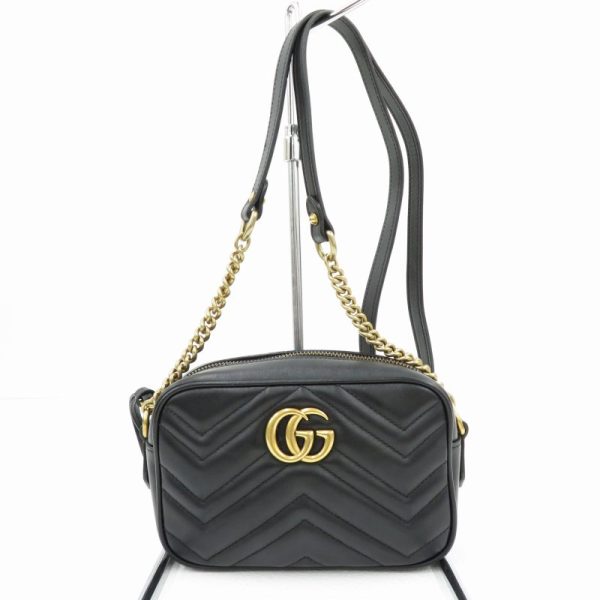 imgrc0086030354 Gucci GG Marmont Quilted Small Shoulder Bag Black