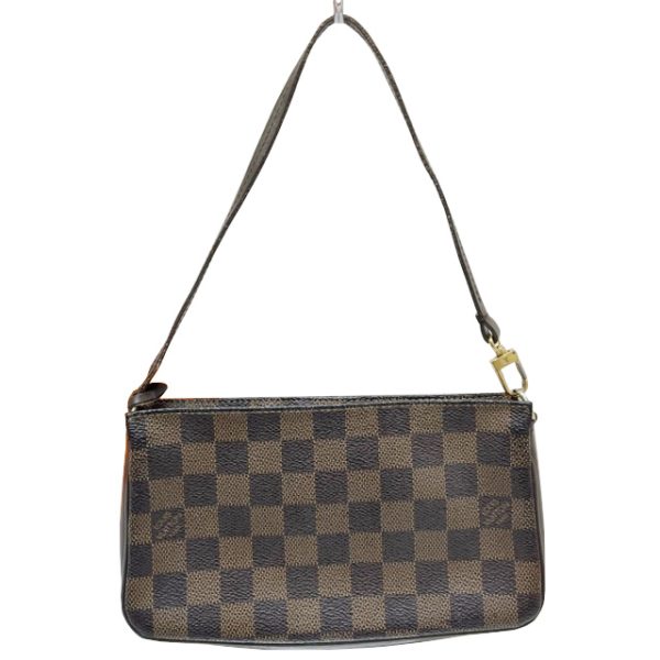 imgrc0086032713 Louis Vuitton Navona Accessory Pouch Damier Canvas Brown