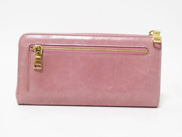 imgrc0086048493 Miu Miu Long Wallet L shaped Calf Pink Ribbon