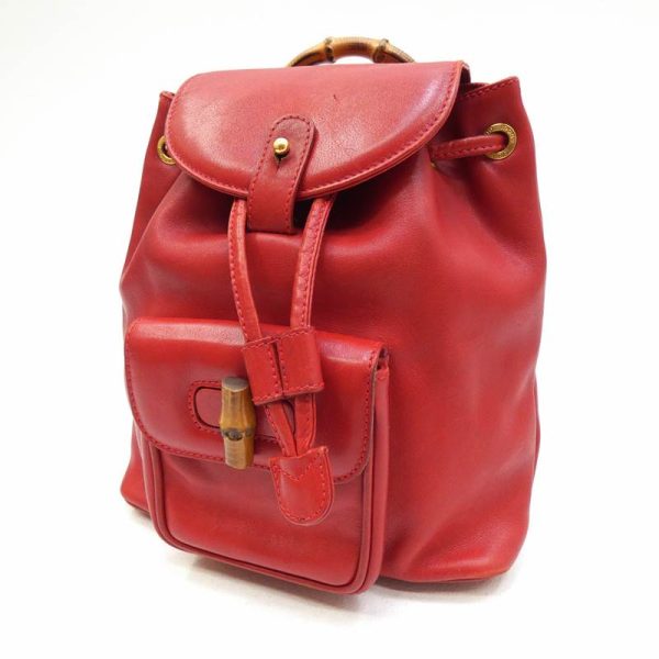 imgrc0086098892 Gucci Rucksack Bamboo Red