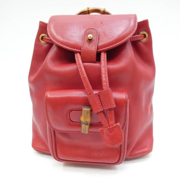 imgrc0086098893 Gucci Rucksack Bamboo Red