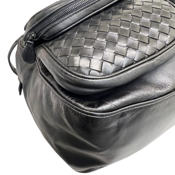 imgrc0086104021 Bottega Veneta Intrecciato Shoulder Bag One Shoulder Leather Black