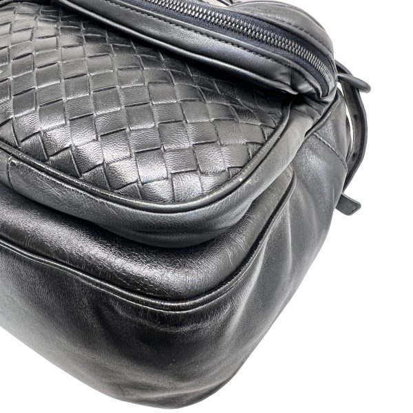 imgrc0086104022 Bottega Veneta Intrecciato Shoulder Bag One Shoulder Leather Black