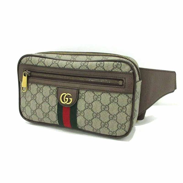 imgrc0086163915 Gucci GG Supreme Ophidia Waist Bag Brown