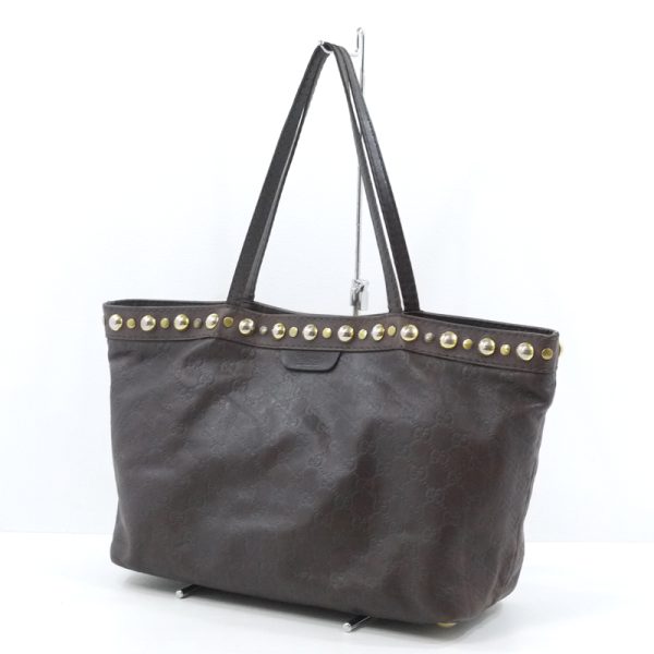 imgrc0086214635 Gucci Guccisima Studded Tote Bag Brown