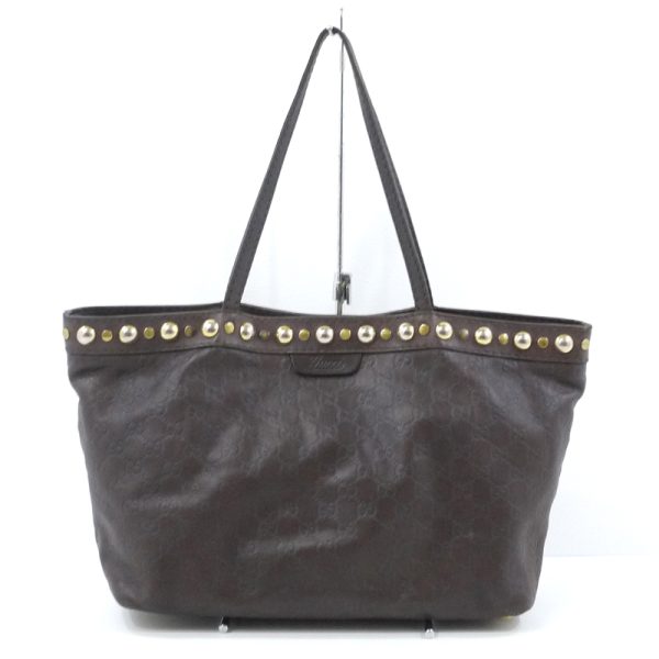 imgrc0086214636 Gucci Guccisima Studded Tote Bag Brown