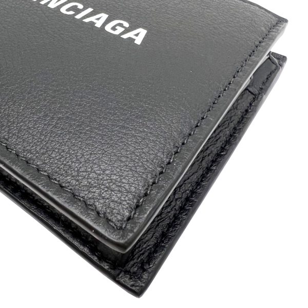 imgrc0086229432 BALENCIAGA Everyday Compact Wallet Bifold Wallet Black