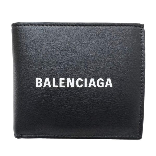 imgrc0086229433 BALENCIAGA Everyday Compact Wallet Bifold Wallet Black