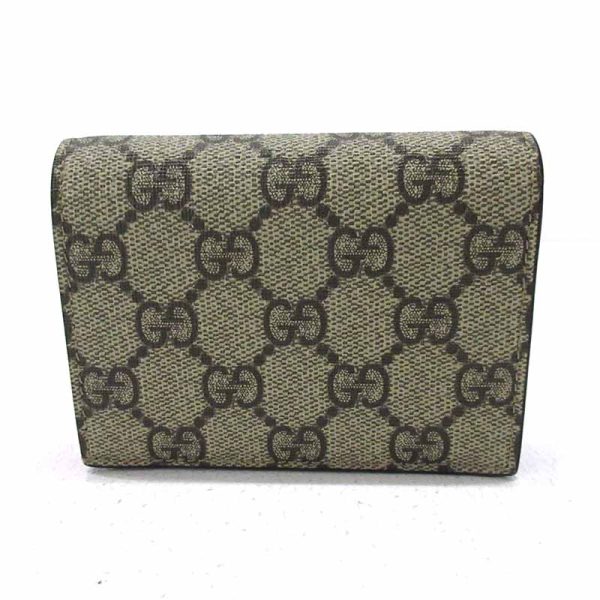 imgrc0086236826 Gucci GG Supreme Heart Motif Card Case Wallet Beige