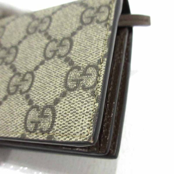 imgrc0086236834 Gucci GG Supreme Heart Motif Card Case Wallet Beige