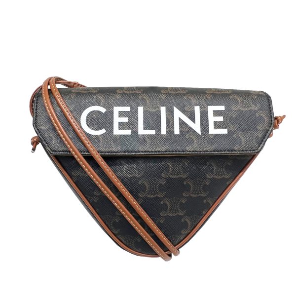 imgrc0086293923 CELINE Triangle Bag Mini Brown