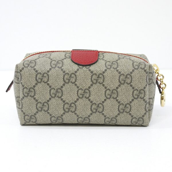 imgrc0086311382 Gucci GG Supreme Ophidia Case Pouch Red