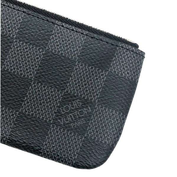 imgrc0086361869 Louis Vuitton Pochette Clé Coin Case Damier Graphite Canvas Black