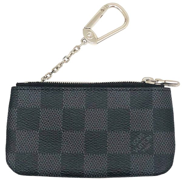 imgrc0086361872 Louis Vuitton Pochette Clé Coin Case Damier Graphite Canvas Black