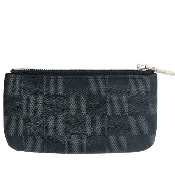 imgrc0086361873 Louis Vuitton Pochette Clé Coin Case Damier Graphite Canvas Black