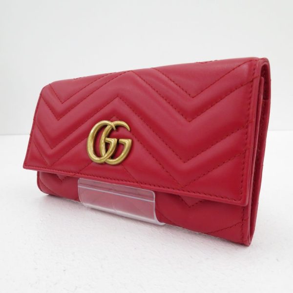 imgrc0086389799 Gucci GG Marmont Continental Wallet Red