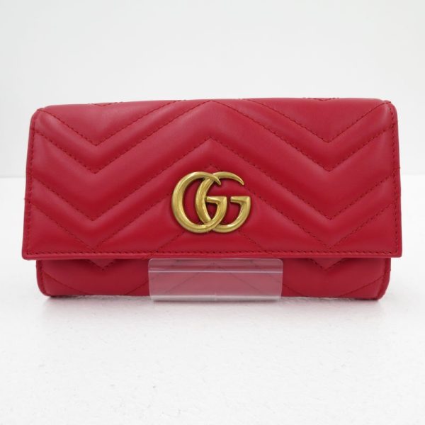 imgrc0086389800 Gucci GG Marmont Continental Wallet Red