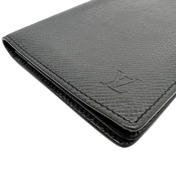 imgrc0086574420 Louis Vuitton Porto Carte Credit Billfold Wallet Taiga Leather Black