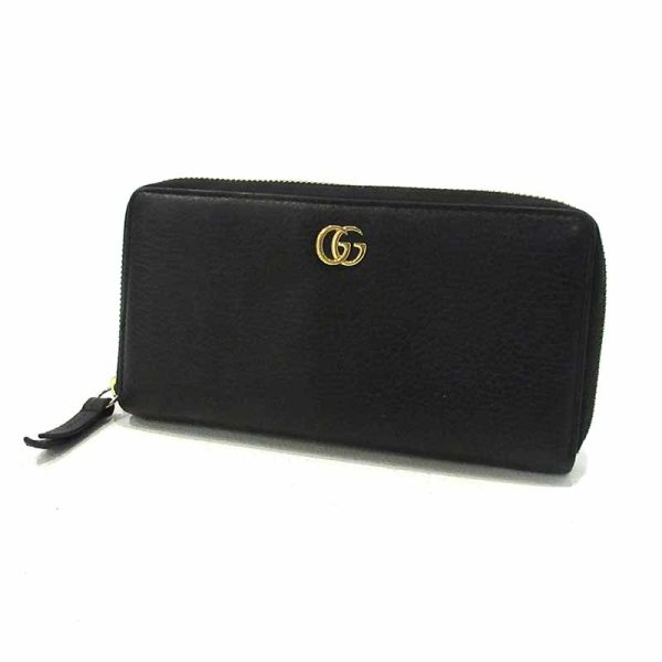 imgrc0086655918 Gucci GG Petit Marmont Long Wallet Black