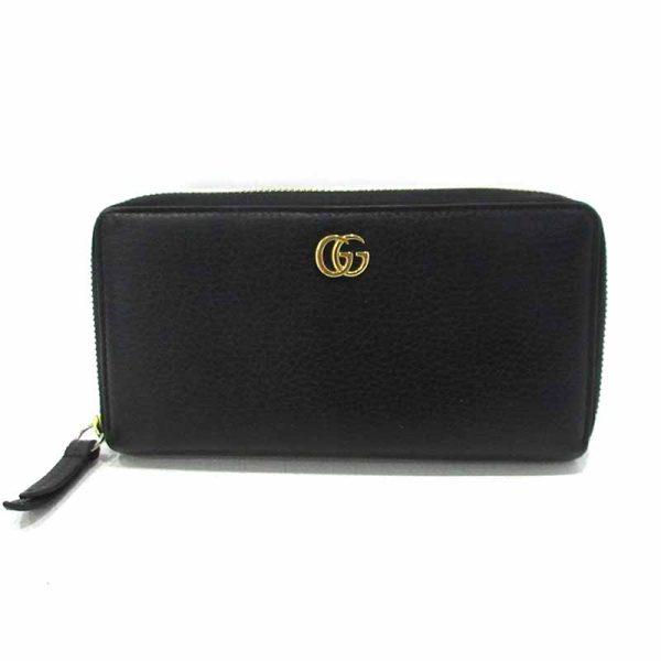 imgrc0086655919 Gucci GG Petit Marmont Long Wallet Black