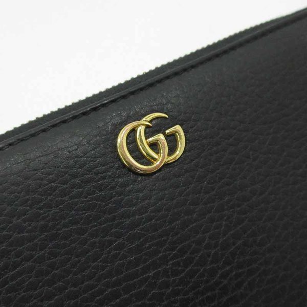 imgrc0086655926 Gucci GG Petit Marmont Long Wallet Black