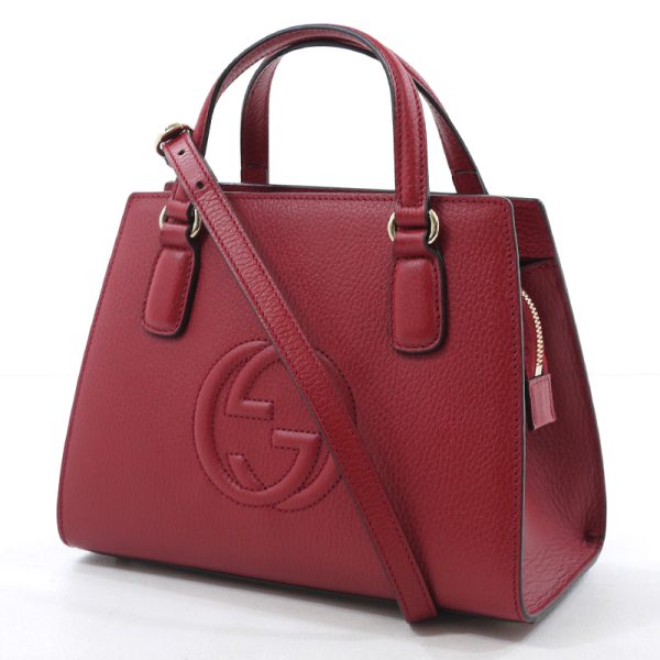 imgrc0086685190 Gucci Interlocking G 2WAY Bag Red