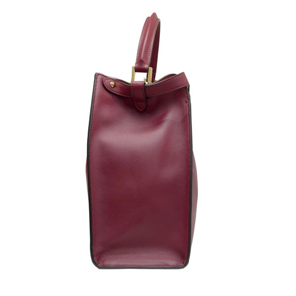 imgrc0086696943 FENDI Peekaboo X Rite Handbag Bordeaux