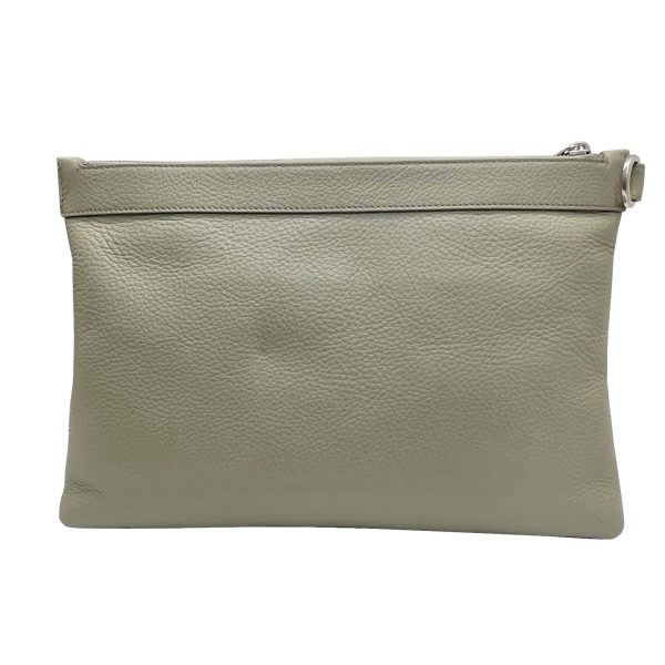 imgrc0086706069 Bottega Veneta Clutch Bag Shoulder Bag Leather Document Case Green