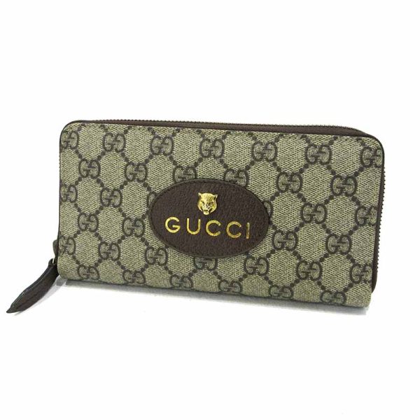 imgrc0086743137 Gucci GG Supreme Neo Long Wallet Beige