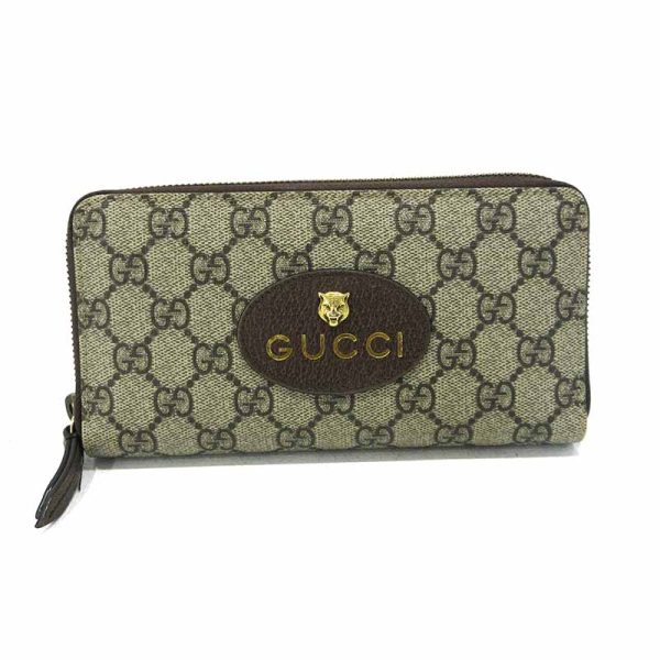 imgrc0086743138 Gucci GG Supreme Neo Long Wallet Beige