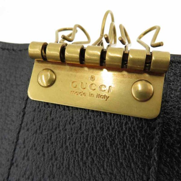 imgrc0086815872 Gucci GG Marmont 6 Key Case Black