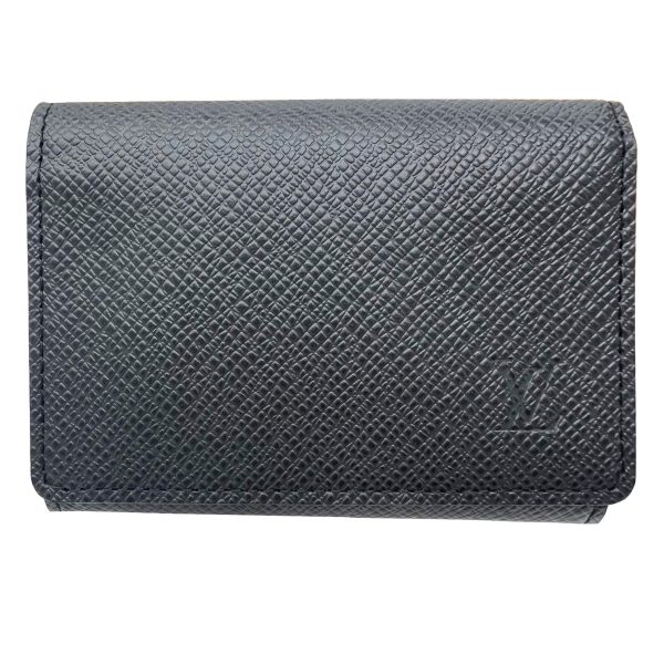 imgrc0086838707 Louis Vuitton Anvelop Carte de Visit Card Case Taiga Leather Gray