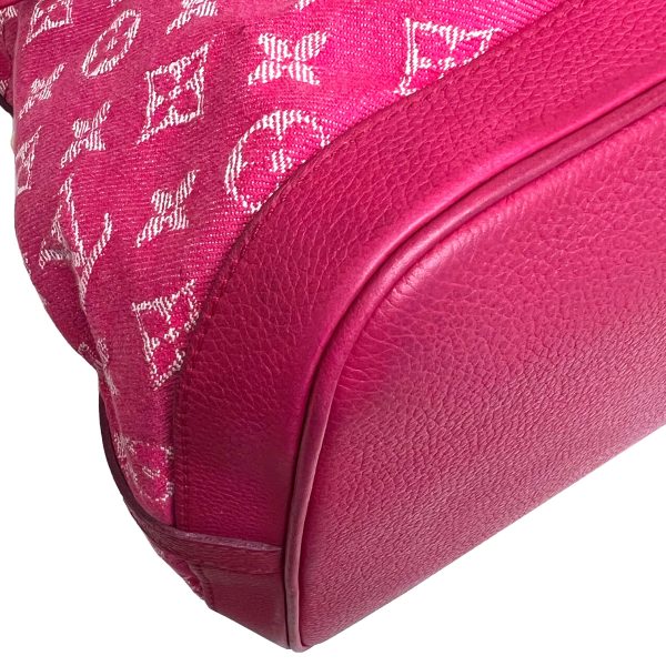 imgrc0086844487 Louis Vuitton Noefle MM Tote Bag Monogram Denim Pink